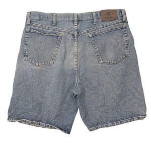 Wrangler Denim Shorts Mens Light Wash 38 Blue Cotton Relaxed Fit Casual Workwear